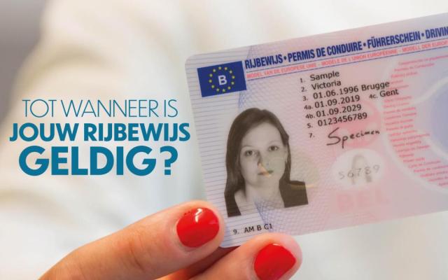 een Belgisch rijbewijs in bankkaartformaat