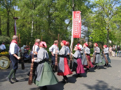 Optreden van Smoutpeerke tijdens één van de erfgoeddagen.