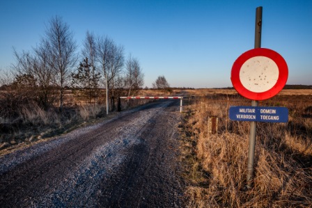 Geen toegang tot het militair domein