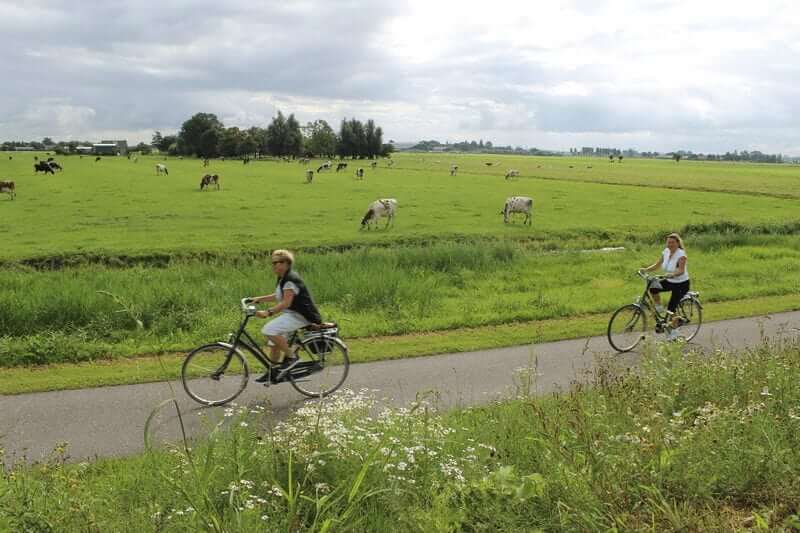 Deze fietsroute voert je langs verschillende boerderijen