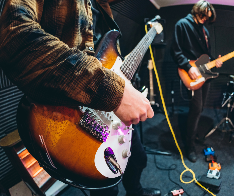 Zowel repetitieruimte Den biet als Den Base kan je als muziekband afhuren