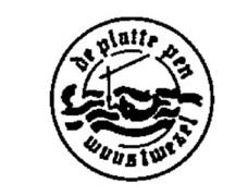 Visclub de platte pen