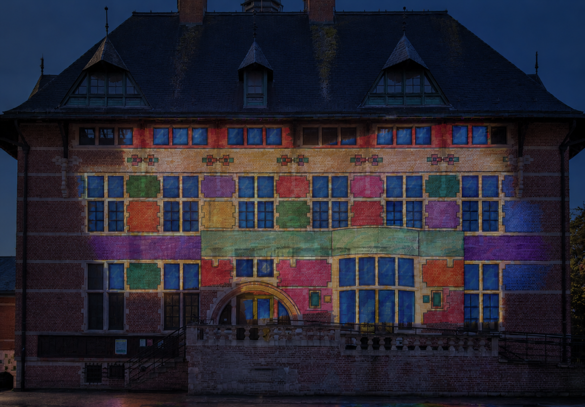 Simulatie projectie gemeentehuis