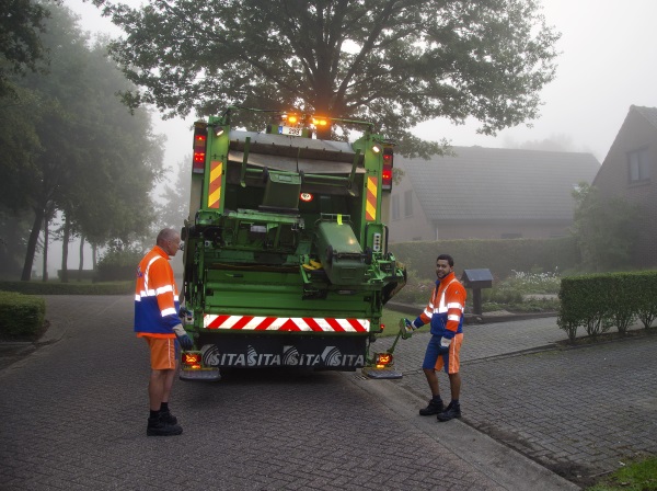 Ophalen van huisvuil in Wuustwezel