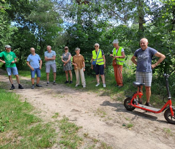 Wandelen voor mensen met Parkinson © contactgroep Parkinson Hoogstraten