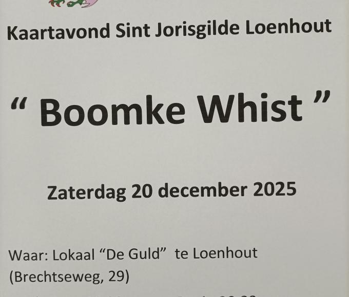 Kaartavond Sint Jorisgilde Loenhout © Hans Van Hasselt