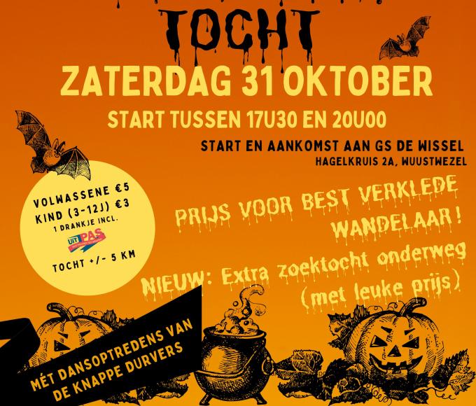 Halloweentocht Gemeenteschool De Wissel ism Chiro © Vriendenkring De Wissel