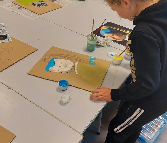 Beeldatelier Gooreind 1ste 2de 3de leerjaar © Gemeentelijke Kunstacademie Wuustwezel