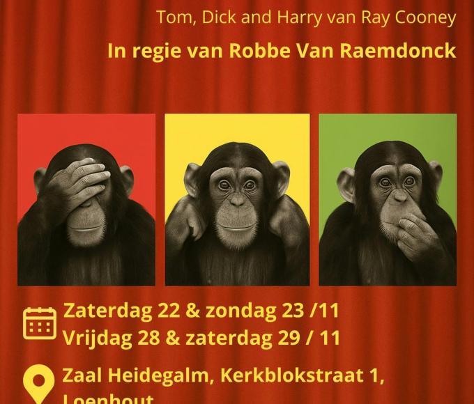 De Heidegalm speelt toneel - "Tom, Lies en Harry" © Harmonie De Heidegalm