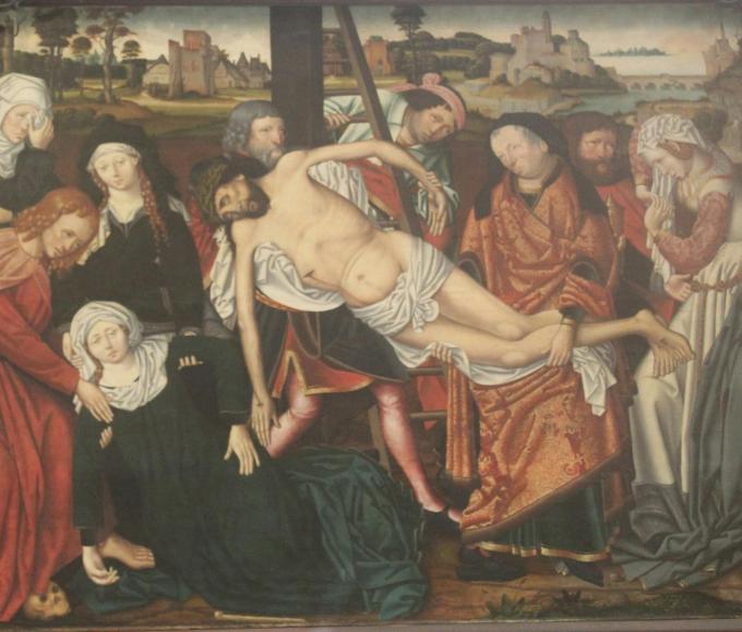 Kijken naar kunstschatten in de kerk © Gemeente Wuustwezel