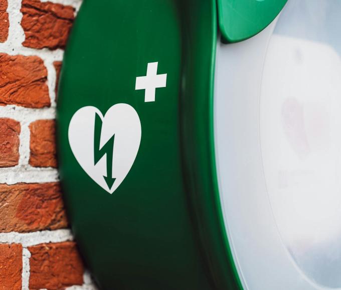 AED en reanimatie © Gemeente Wuustwezel