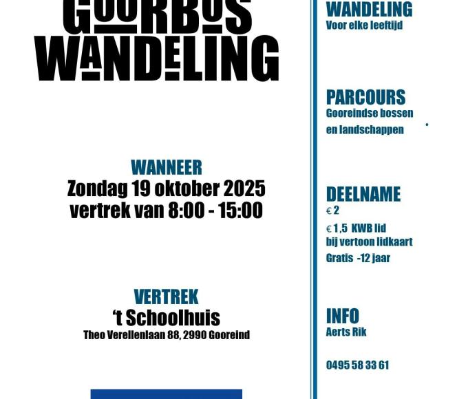 17de Goorboswandeling © Raak Gooreind