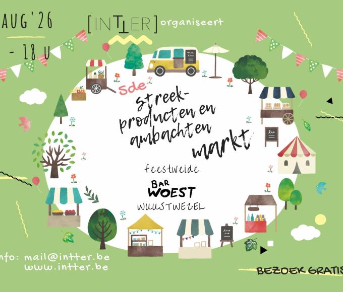 5de Streekproducten- & ambachtenmarkt op de Bar Woest weide in Wuustwezel © Intter