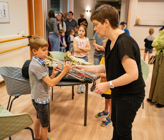 Muziekles kinderen Loenhout vanaf 3de leerjaar © Gemeentelijke Kunstacademie Wuustwezel