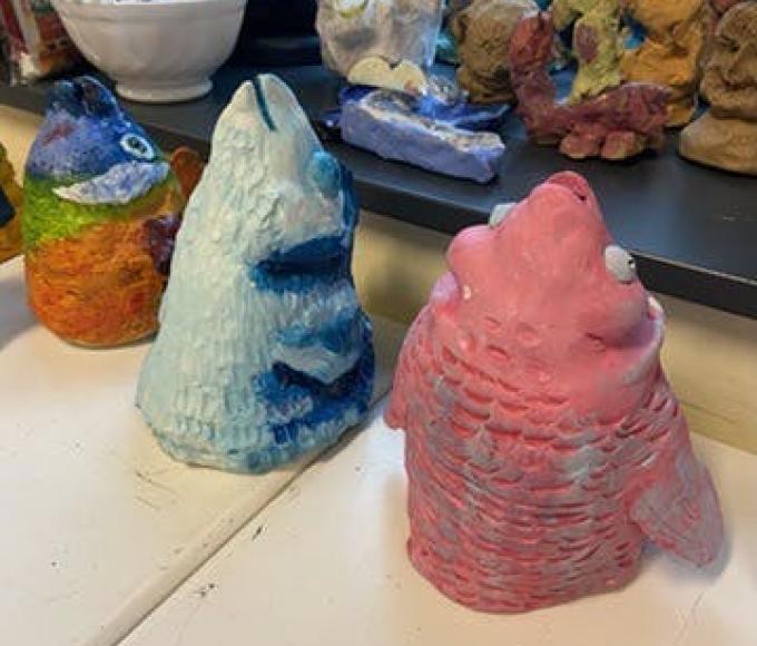 Beeldatelier Wuustwezel 4de 5de 6de leerjaar © Gemeentelijke Kunstacademie Wuustwezel