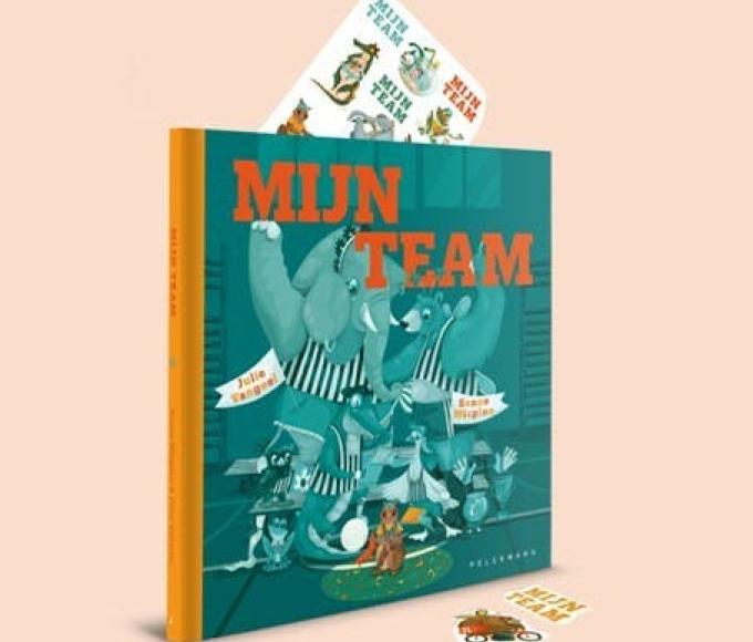 Julie Vangeel leest voor uit 'Mijn team' © Gemeente Wuustwezel
