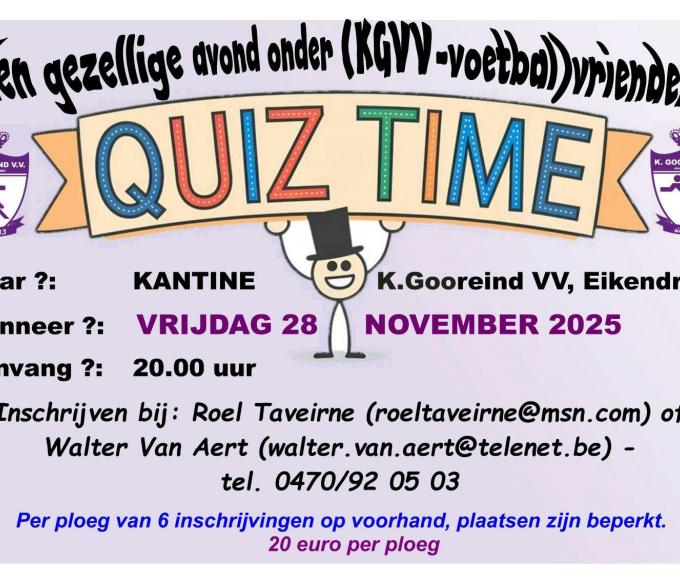 Quiz Time K. Gooreind V.V. © K. Goorreind V.V.