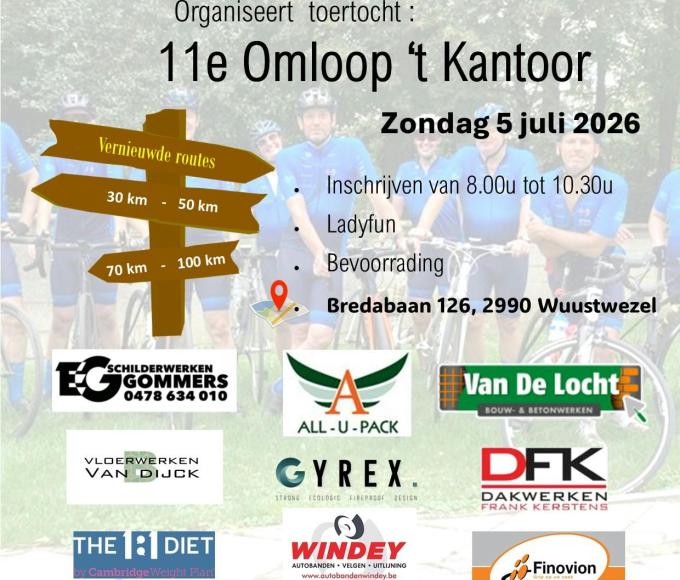 11e Omloop 't Kantoor © eigen ontwerp