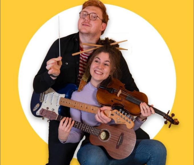 Muziekmakerij in de bib © De Muziekmakerij
