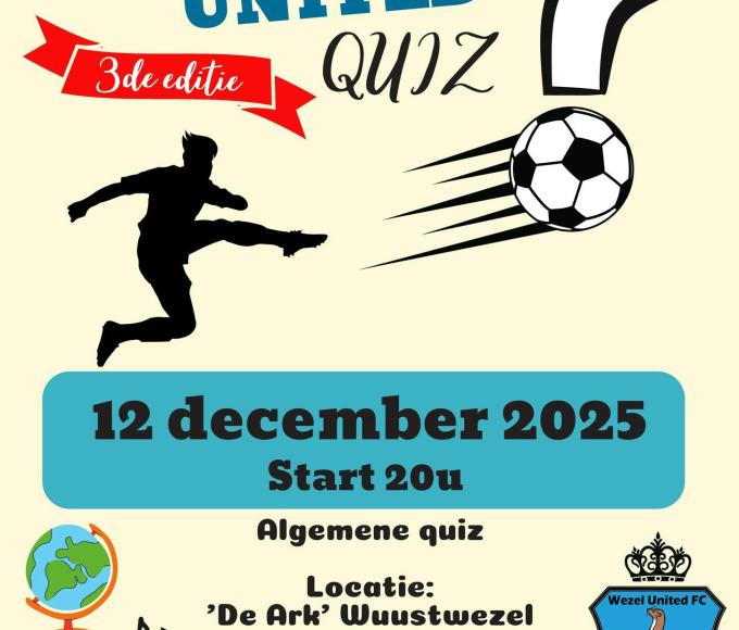 3de grote Wezel United FC Quiz! © Wezel United