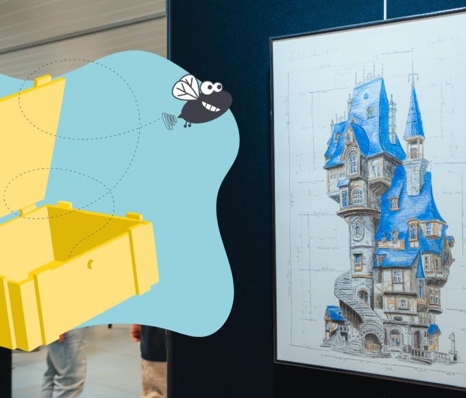 Schatten van Vlieg op Kunst- en Vliegwerk in Wuustwezel © Lokaal bestuur Wuustwezel