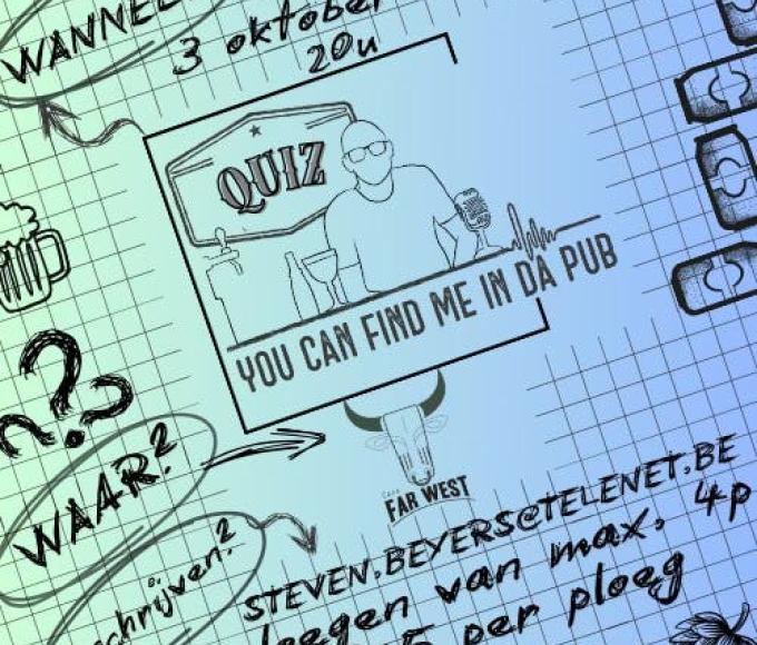 Quiznight You Can Find Me In Da Pub @ Café Far West © FW