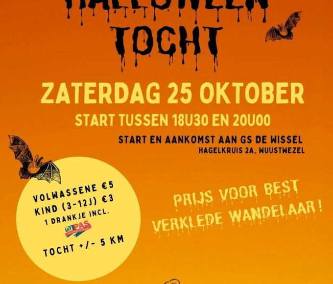 Halloweentocht Gemeenteschool De Wissel ism Chiro © Vriendenkring De Wissel