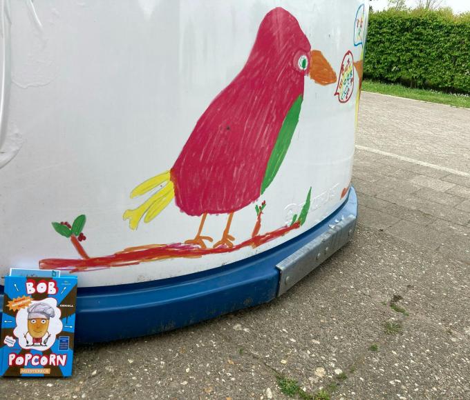 Boekdropping voor Vlaanderen Leestdag © Bibliotheek Wuustwezel