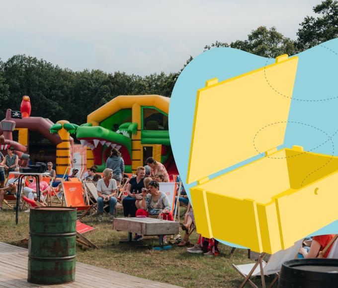 Schatten van Vlieg op Vlaanderen Feest © Lokaal bestuur Wuustwezel