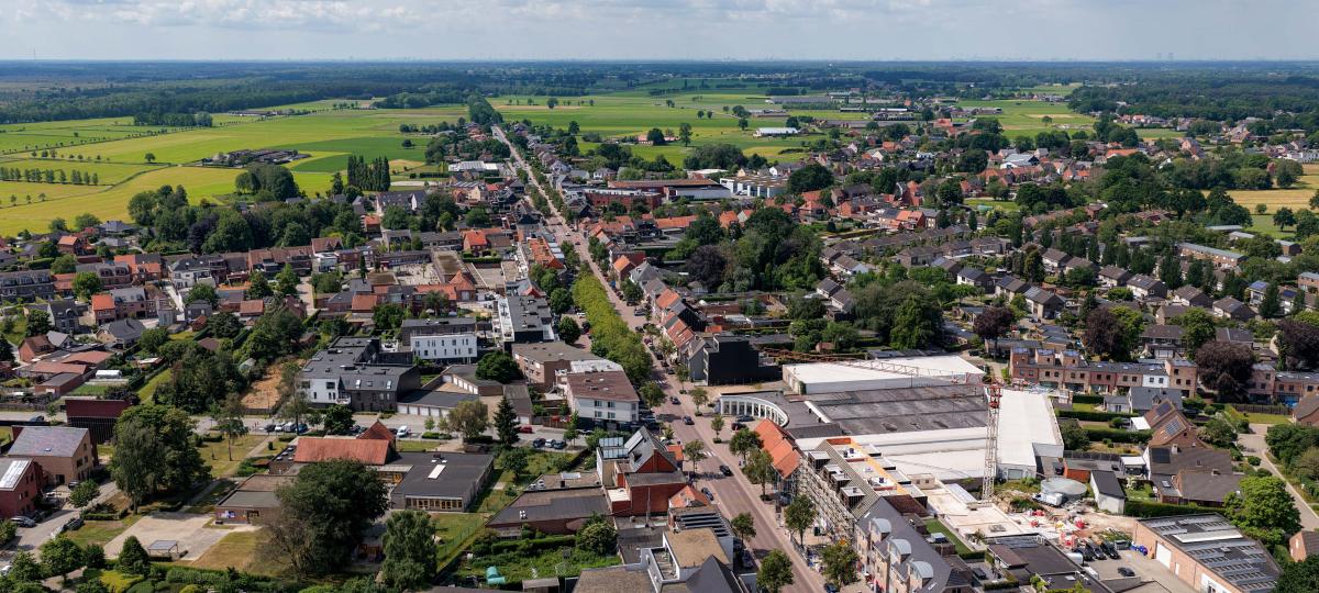 Bredabaan in Wuustwezel vanuit de lucht, duidingsfoto voor het Beleidsplan Ruimte 