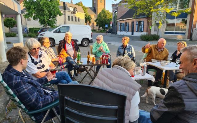 Ook in de Kloosterstraat kwamen de buren vorig jaar gezellig samen