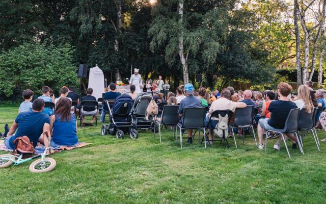 familievoorstelling in de pastorietuin van Gooreind - augustus 2023