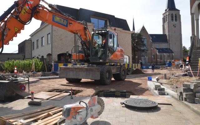 Heraanleg van het kruispunt Kloosterstraat-Giildenlaan