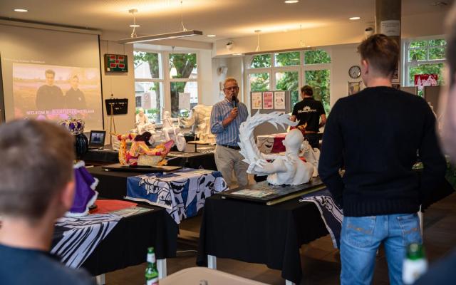 voorstelling van de maquettes voor de 73e Bloemencorso in LDC Wijkhuis - foto: Wezelopdefoto