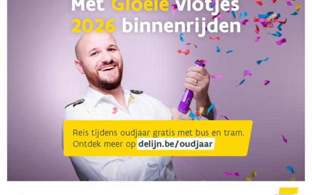 Neem bus of tram en vier een veilig en duurzaam oudejaar.