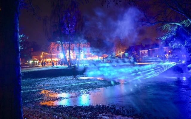 nieuwjaarsdrink in het gemeentepark - foto: Wezelopdefoto