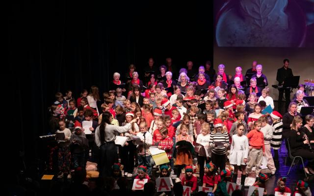 Initiatielessen muziek en toneel 1ste en 2de leerjaar Gooreind © Gemeentelijke Kunstacademie Wuustwezel