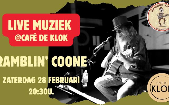 Ramblin' Coone @Café de Klok © Ramblin' Coone Ramblin' Coone @Café de Klok © Ramblin' Coone