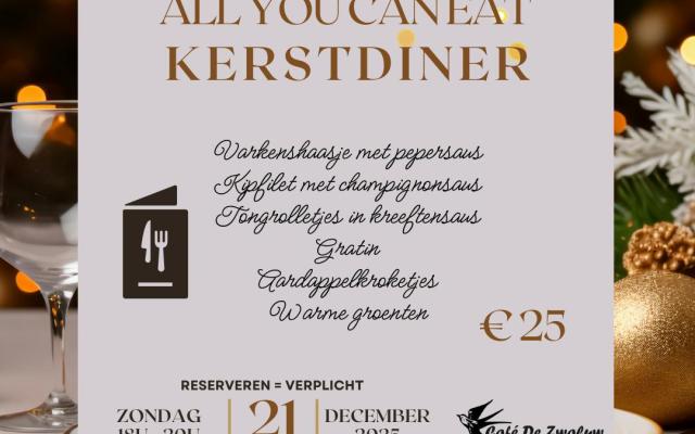 All You Can Eat Kerstdiner @ Café De Zwaluw © ZW