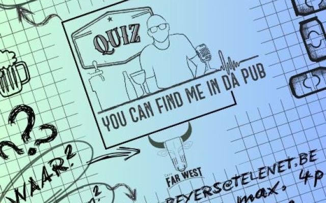 Quiznight You Can Find Me In Da Pub @ Café Far West © FW