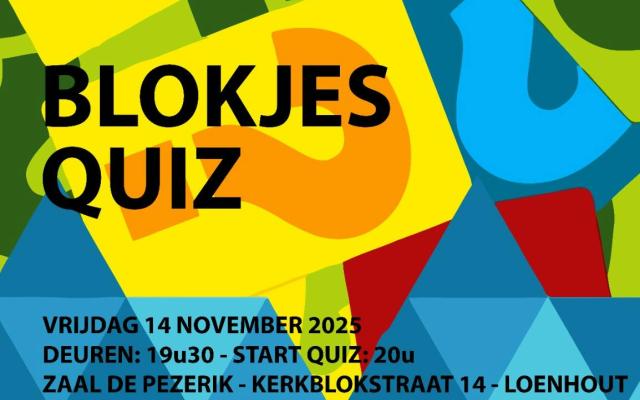 Blokjesquiz © Oudercomité De Vriendenkring Blokjesquiz © Oudercomité De Vriendenkring