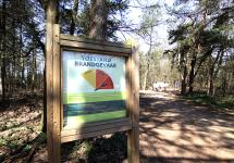 De natuurbrandthermometer bij de Kalmthoutse heide