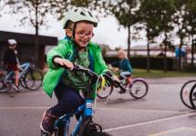 Strapdag, dat is stappen en trappen naar het school