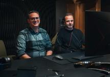 Pieter Doms en Jurgen Nuytemans van Areal Technologies in hun studio