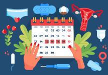 een voorstelling van menstruatie
