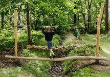 kinderen op het belevingspad Nonnekespad in domein Franciscanessen - foto: Toerisme Provincie Antwerpen