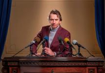 Bert Gabriels speelt 'Live vanuit de Wetstraat' © Bert Gabriels